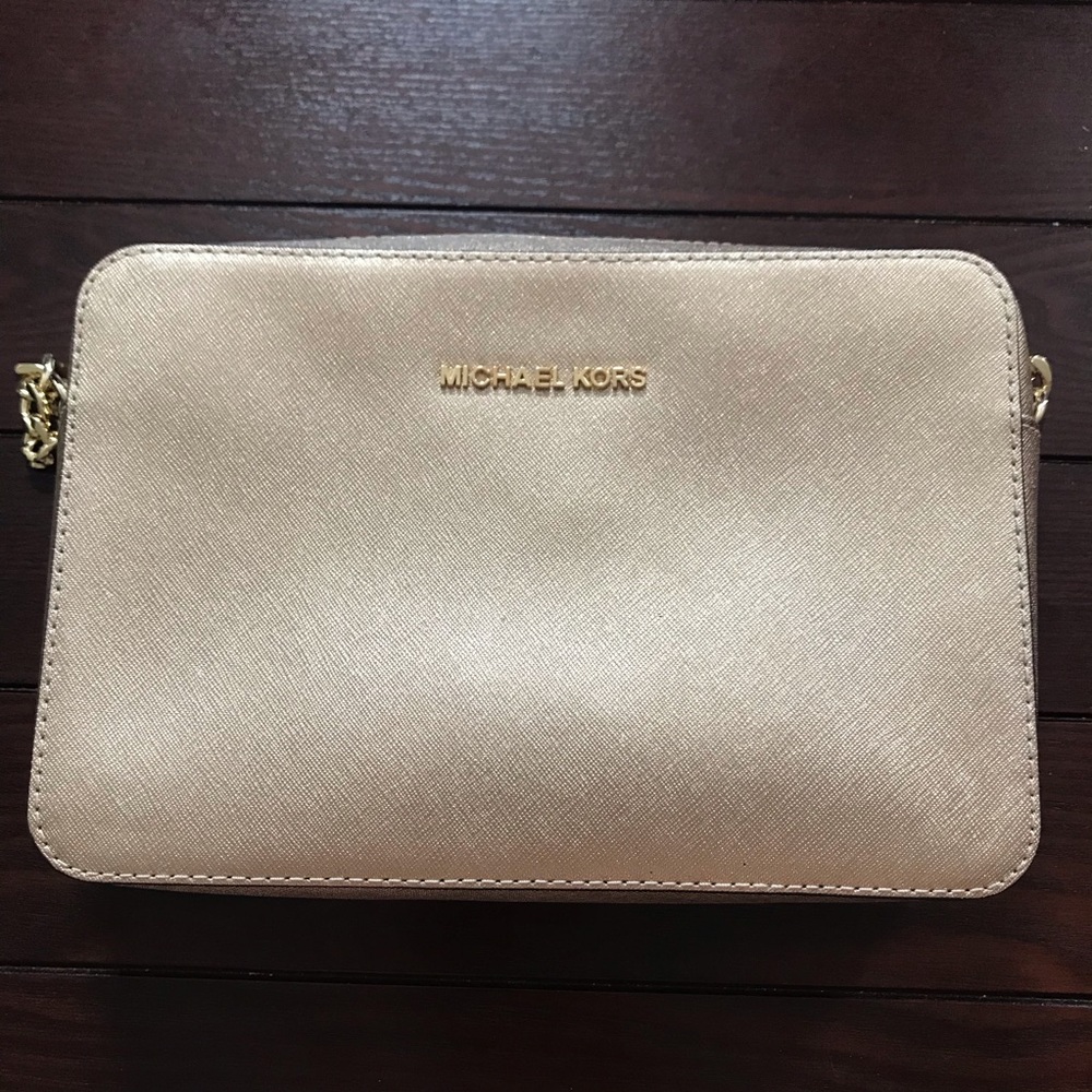 Michael Kors Gold Crossbody